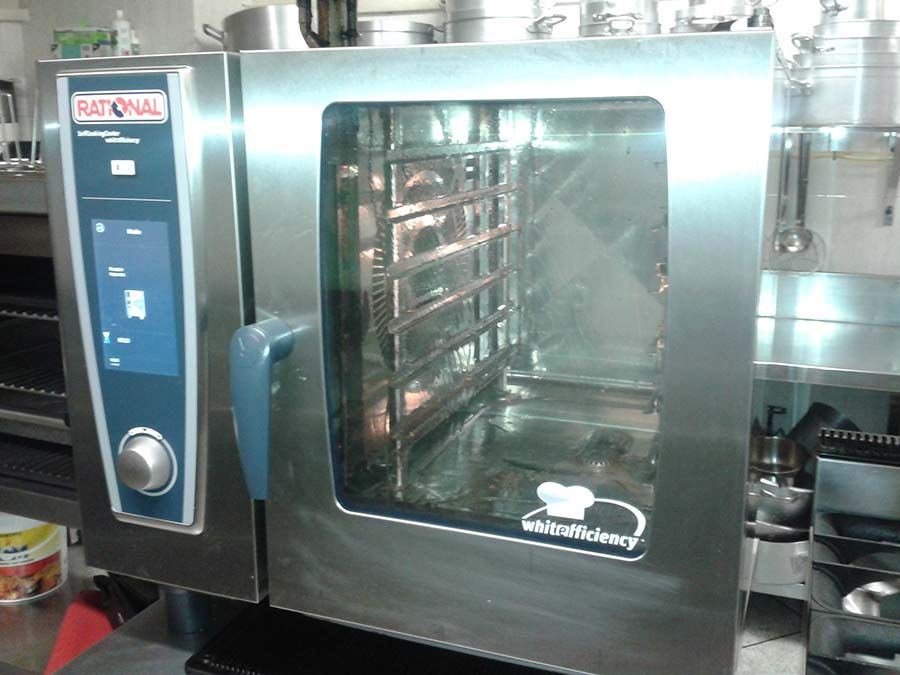 Horno industrial realizado en acero inoxidable